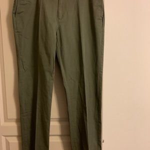 Men's Amazon Essentials Dark Green Pants Khakis 38x34